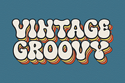 The Duck - Groovy Retro Font, a Serif Font by Shakira Studio (Thumbnail 2 of 12)