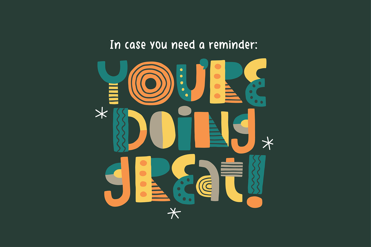 Friendly Sidekick Font, a Sans Serif Font by Denise Chandler (Photo 3 of 8)