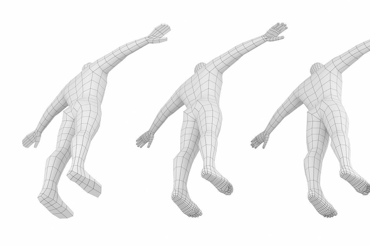 Hero Male in T-Pose Base Mesh, a Characters & Person 3D Model by VK Studio (Photo 12 of 22)