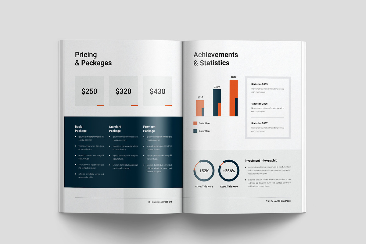 Business Brochure Template, a Brochure Template by NorthPeak (Photo 8 of 10)