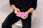 Man Hands Business Card Mockup, an Advertising Mockup by The Rose Project (Thumbnail 3 of 3)