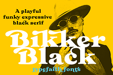 Bikker Black, Funky serifs