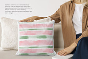 watercolor stripe seamless pattern, a Pattern Graphic by Pink Studio Art (Thumbnail 5 of 5)