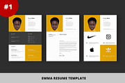 Resume Template Bundle - Vol 04, a Resume Template by Nina Shaw (Thumbnail 2 of 12)