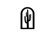 Cactus Arch Silhouette Bundle, an Illustration by Designs_River (Thumbnail 19 of 31)