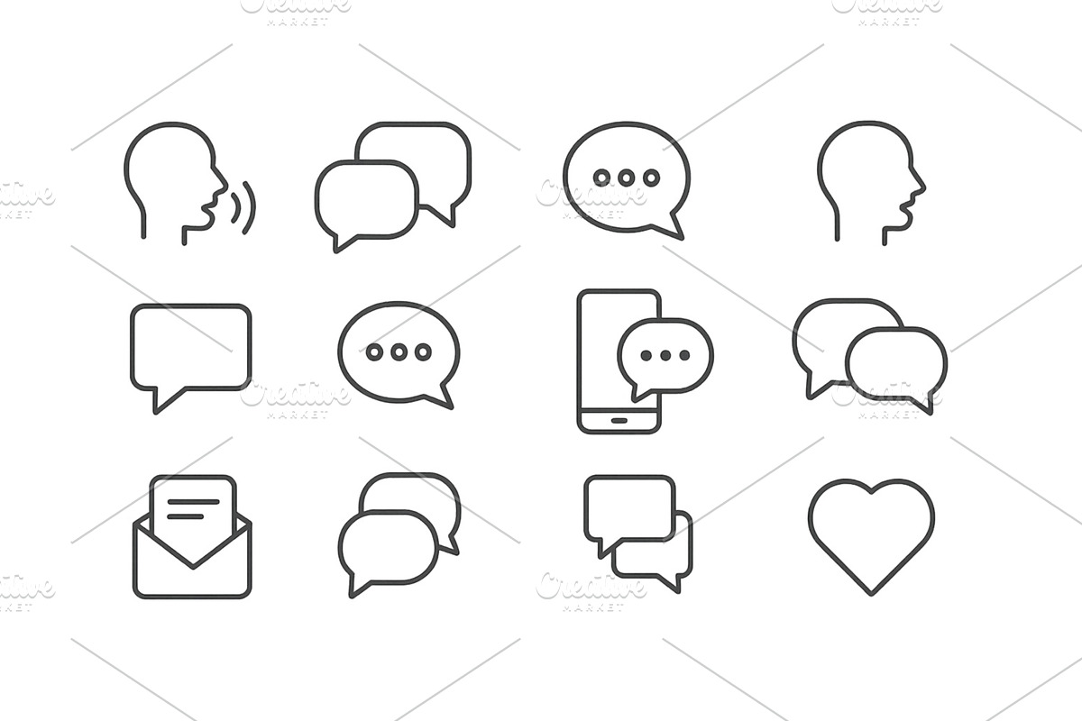 Communication icons representing, a Technology Illustration by ZinetroN