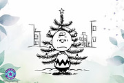 Charlie Brown Christmas Tree SVG PNG, an Object Graphic by FiveStarCrafting (Thumbnail 6 of 7)