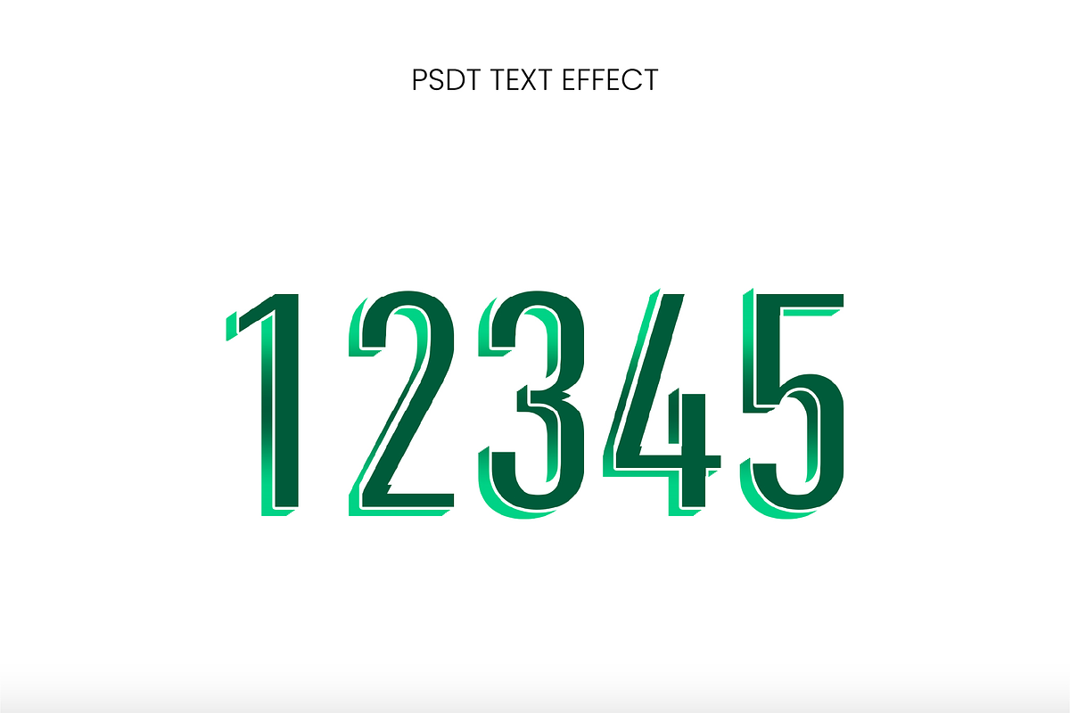 3D Outline Bold Text Effect preview 2
