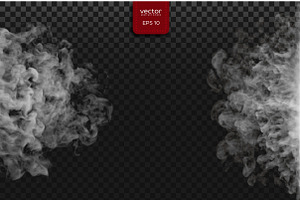 Vector Smoky Shapes