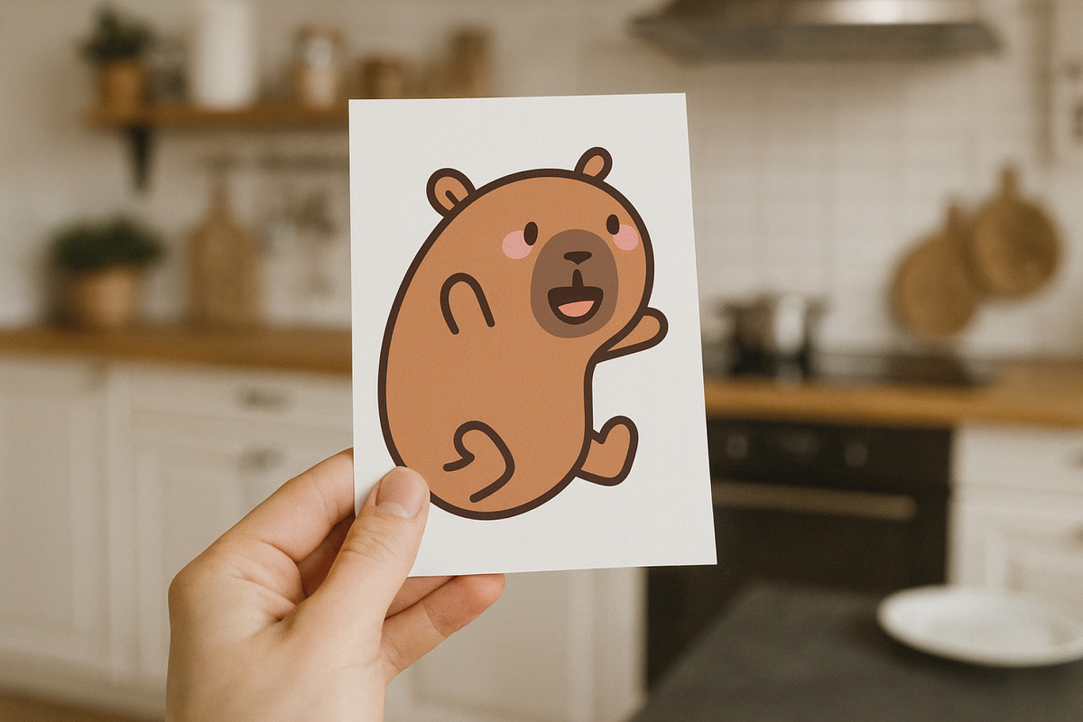 Capybara Emotions Clipart, an Animal Illustration by Palau (Photo 2 of 10)