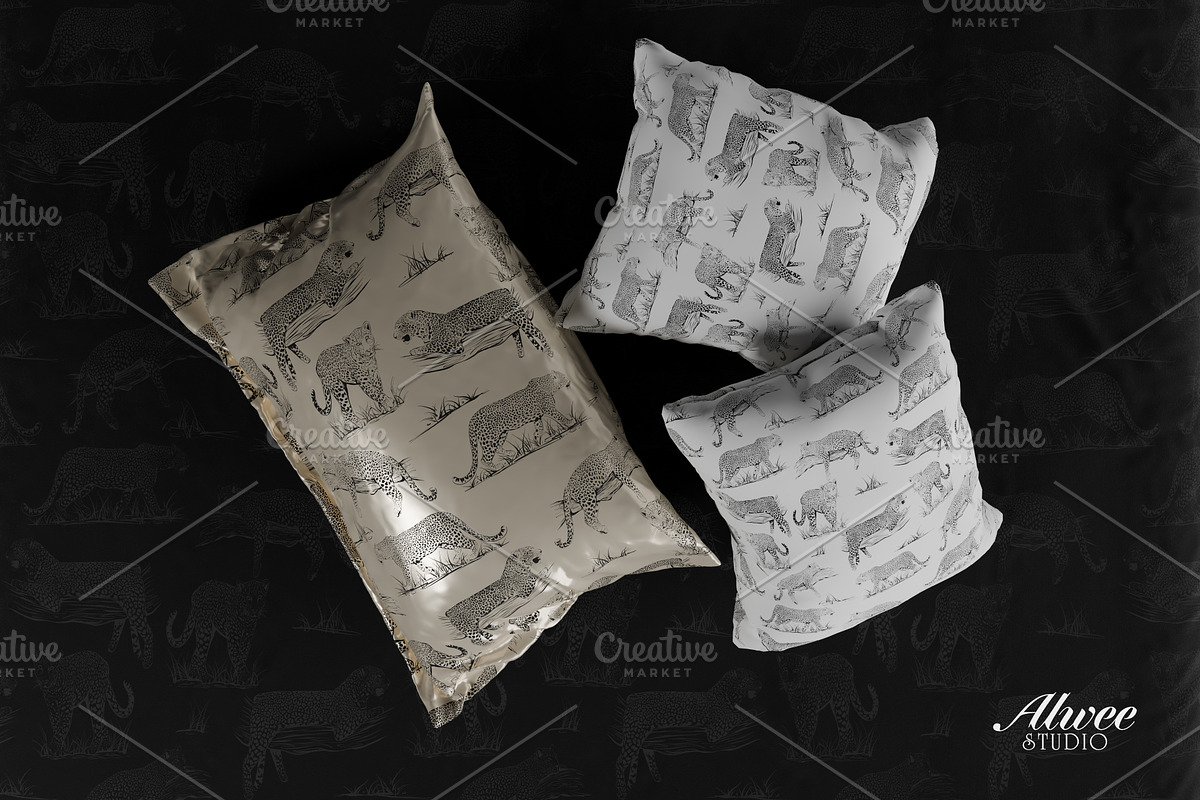 Seamless Hand-Drawn Leopard Pattern, a Pattern Graphic by Alwee Studio (Photo 5 of 6)