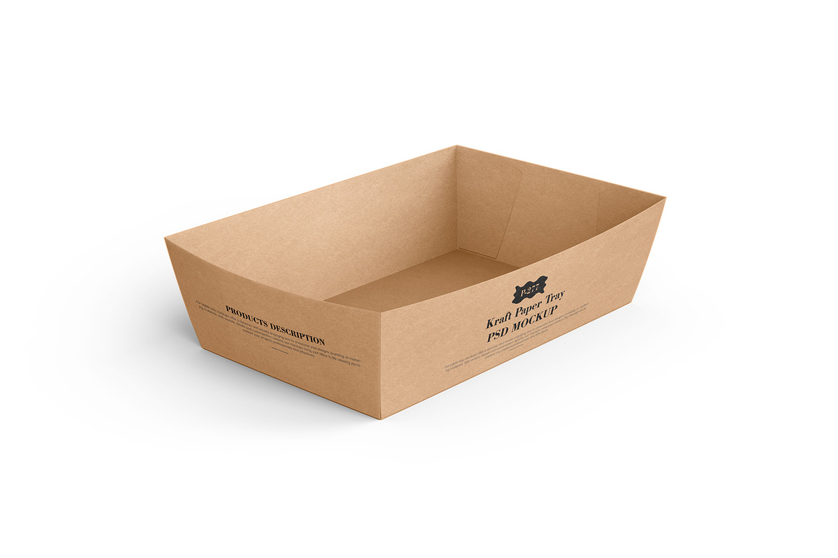 Paper Tray Mockup, a Packaging Mockup by Ram Studio (Photo 11 of 13)