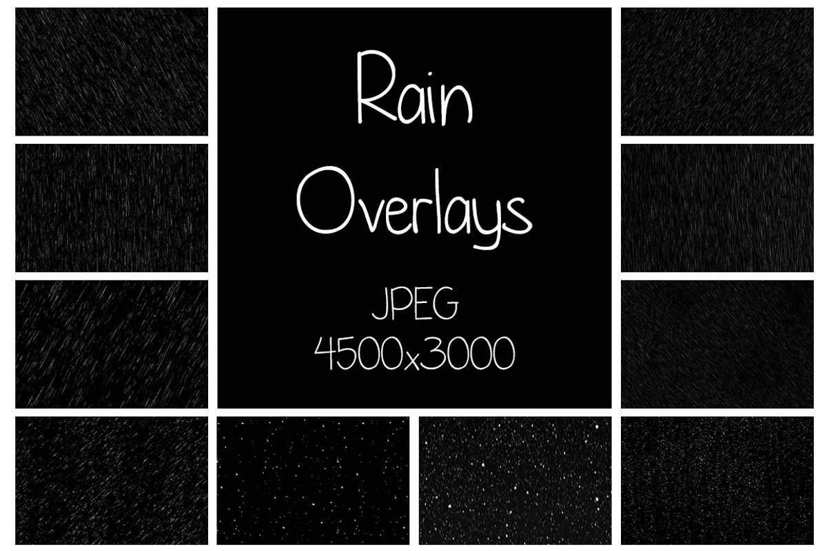 Rain Bundle - Actions&Overlays, a Texture Graphic by LovePhotoMoment (Photo 18 of 19)