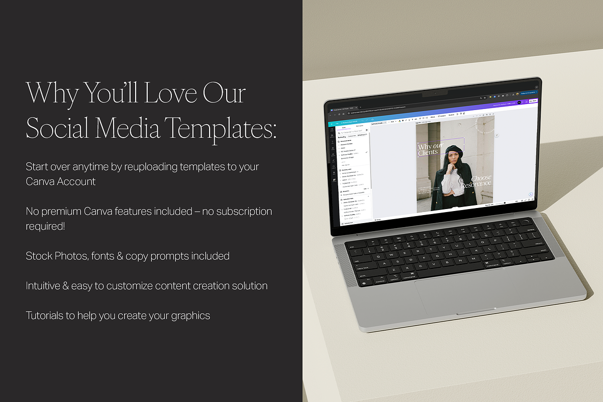 Resonance: Canva Social Media Pack, a Social Media Template by The Styled Square (Photo 7 of 7)