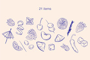 Cocktails vintage illustrations, a Food Illustration by Chaka_32 (Thumbnail 4 of 4)