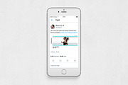 Fitness Twitter Posts, a Social Media Template by Social Corner Graphics (Thumbnail 6 of 7)