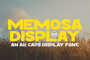 Memosa - All Caps Display Font, a Sans Serif Font by tebaltipislab
