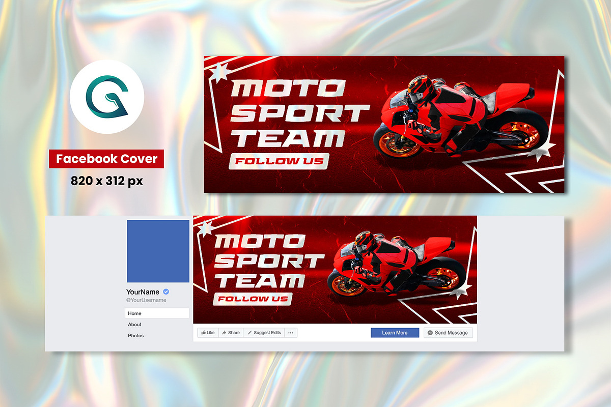 Motorcycle Racing Social Media Pack preview 5