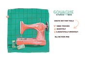 Gouache Studio Box Procreate Brushes, a Brushes & More by The Pigeon Letters (Thumbnail 6 of 10)