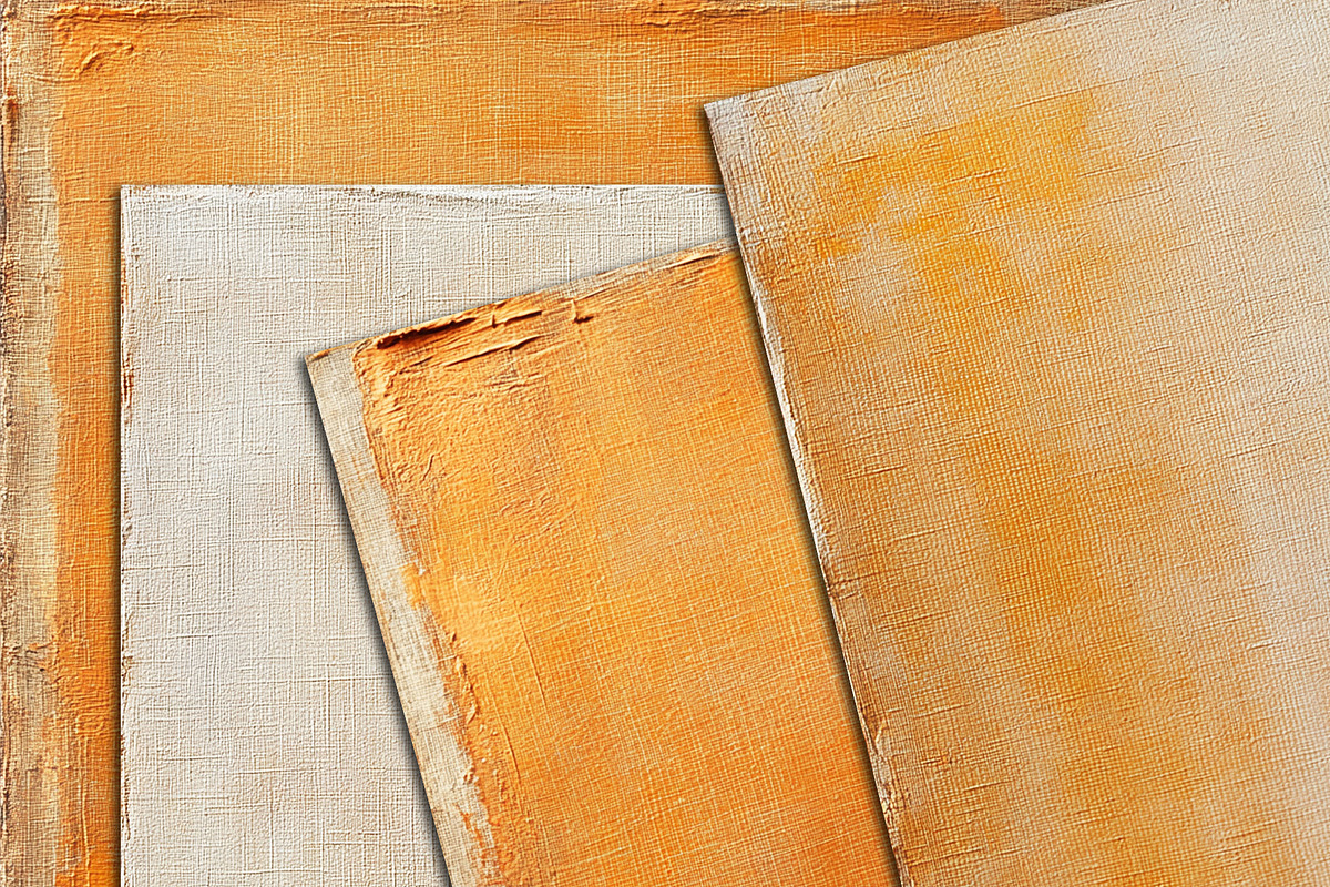 Orange Linen Canvas Digital Textures, a Texture Graphic by Area (Photo 11 of 18)