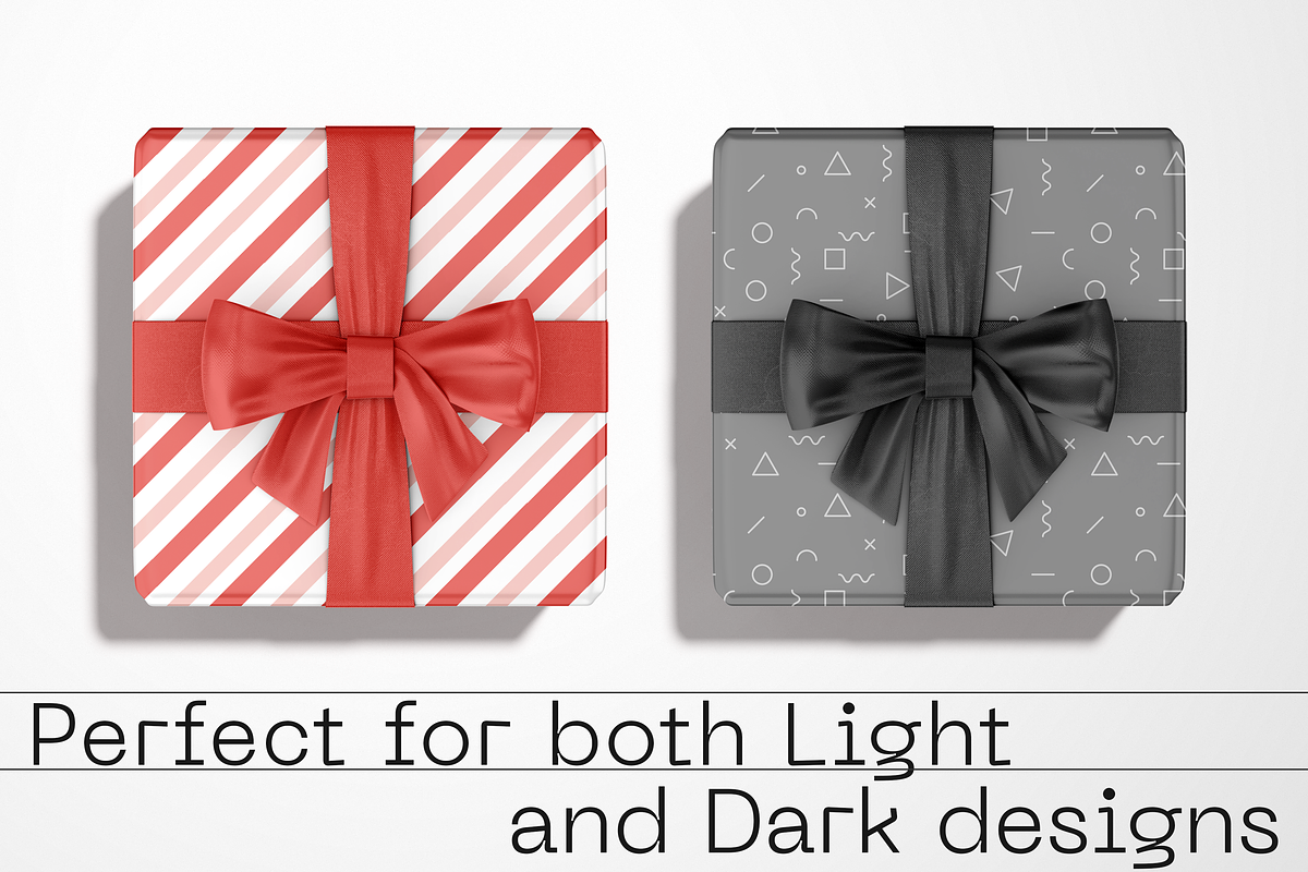 Gift Box Mockup with Ribbon, a Packaging Mockup by Mockupdaddy (Photo 6 of 6)