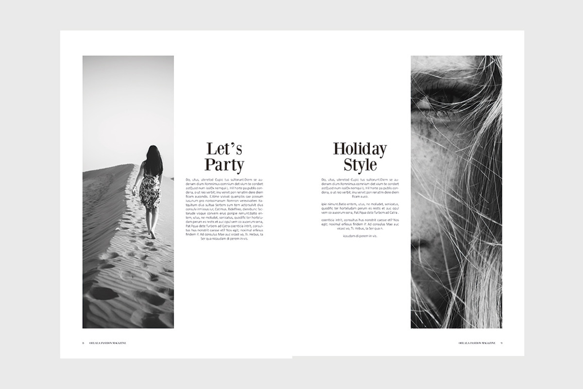 OhLaLa Magazine Template, a Magazine Template by N A N D U Z D E S I G N (Photo 5 of 15)