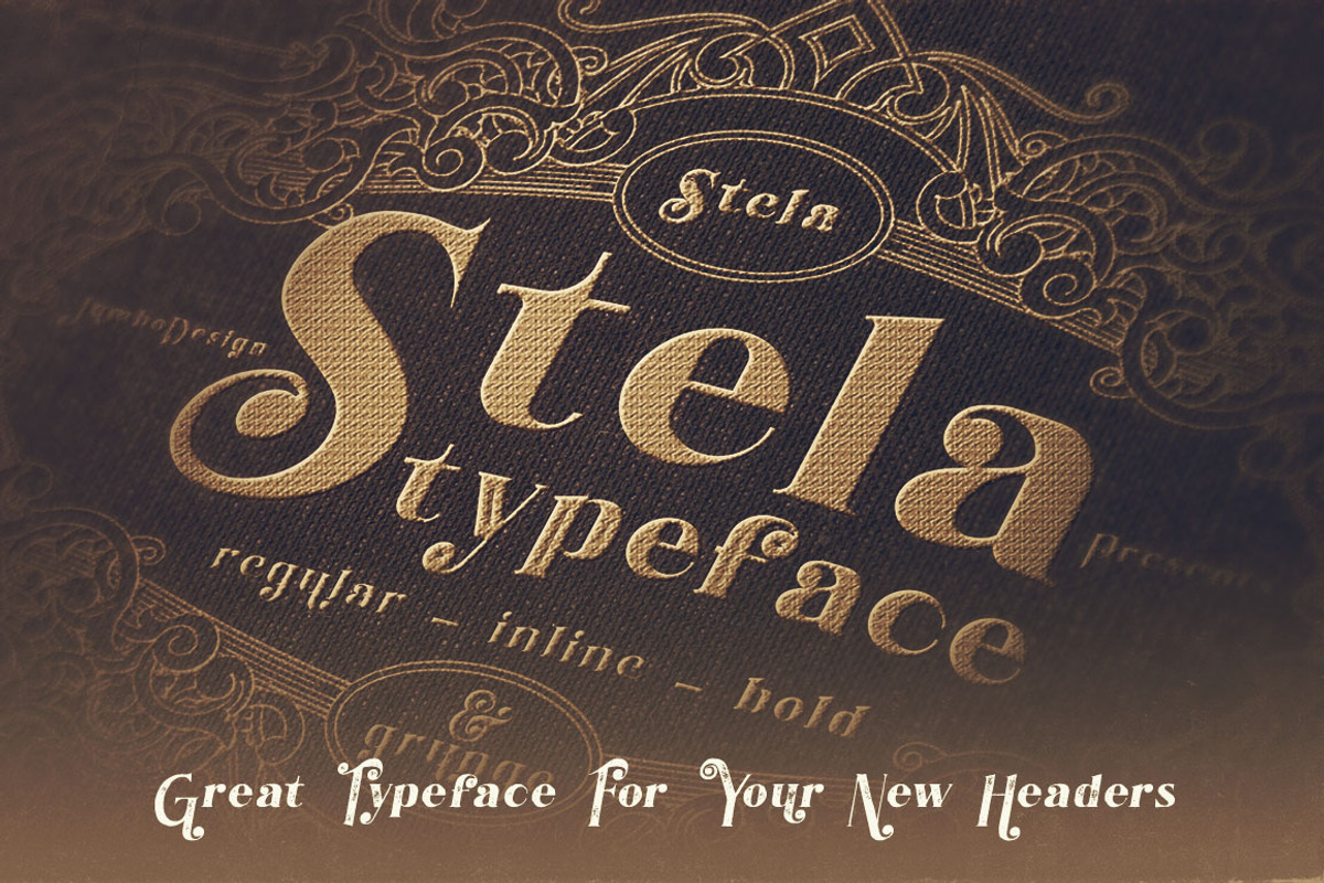Stela - Display Font preview 5
