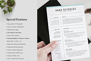 Resume / CV Template | Canva & Word, a Resume Template by CreativeZoom (Thumbnail 4 of 8)
