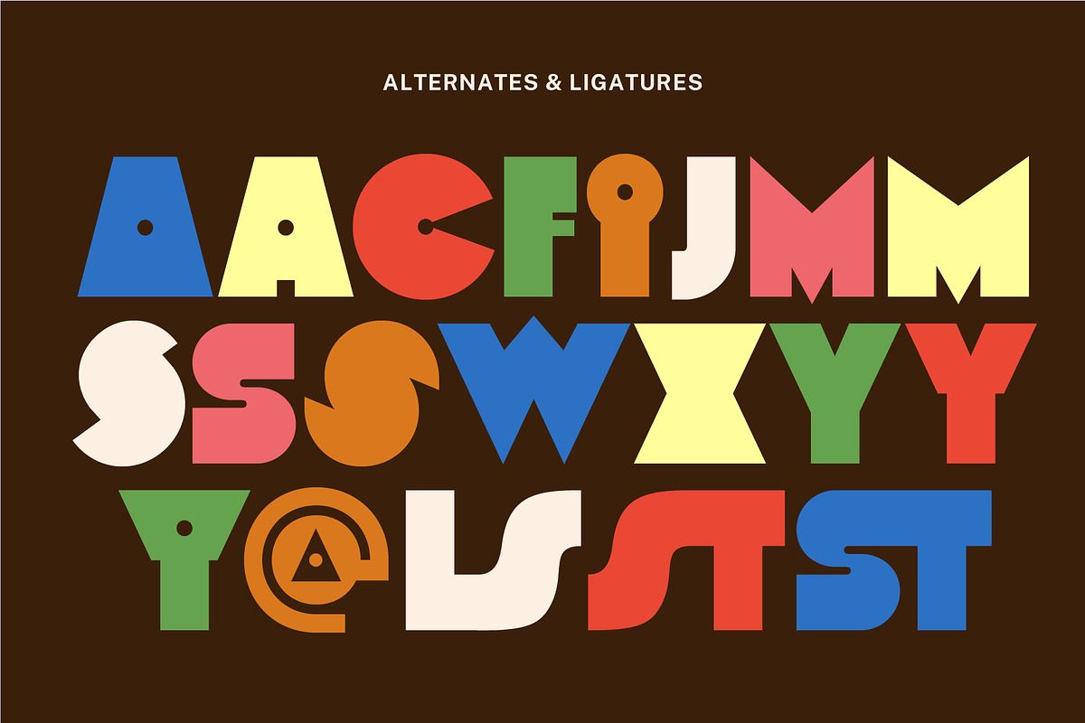 Pinpush - Retro Sans Serif Display, a Sans Serif Font by BTYPE (Photo 12 of 13)