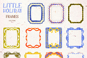 Little Holiday | Frames Clipart, an Object Graphic by GVGraphics (Thumbnail 7 of 12)