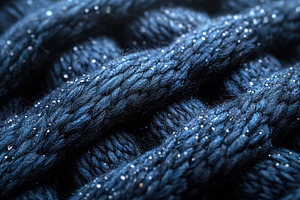 Close-up view of textured dark blue, a Photo by Tanuart