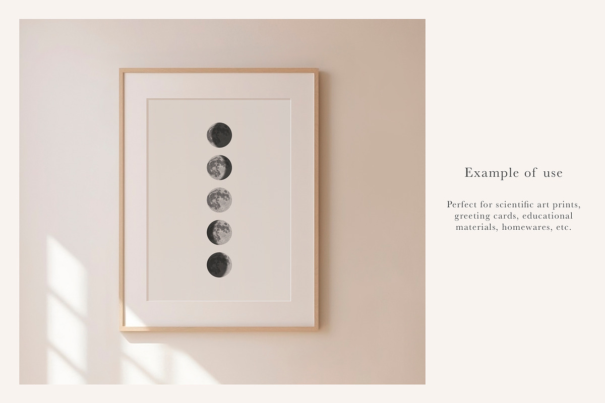 Moon Phase Illustration Set - PNGs, an Object Illustration by LaurenFittonIllustration (Photo 5 of 10)