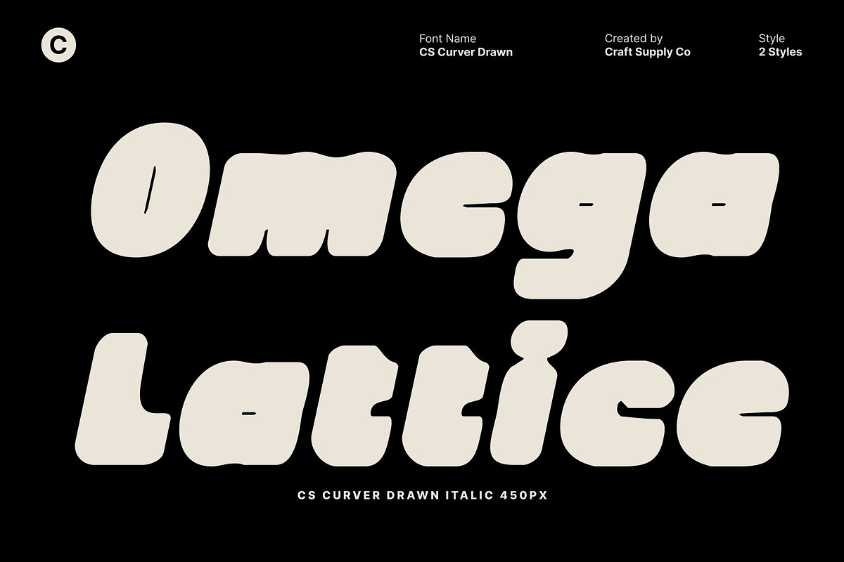 CS Culver Drawn, a Sans Serif Font by Craft Supply Co. (Photo 4 of 8)
