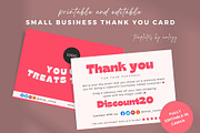 Elegant Thank You Card Template, a Card Template by Elegant_Studio44 (Thumbnail 3 of 11)