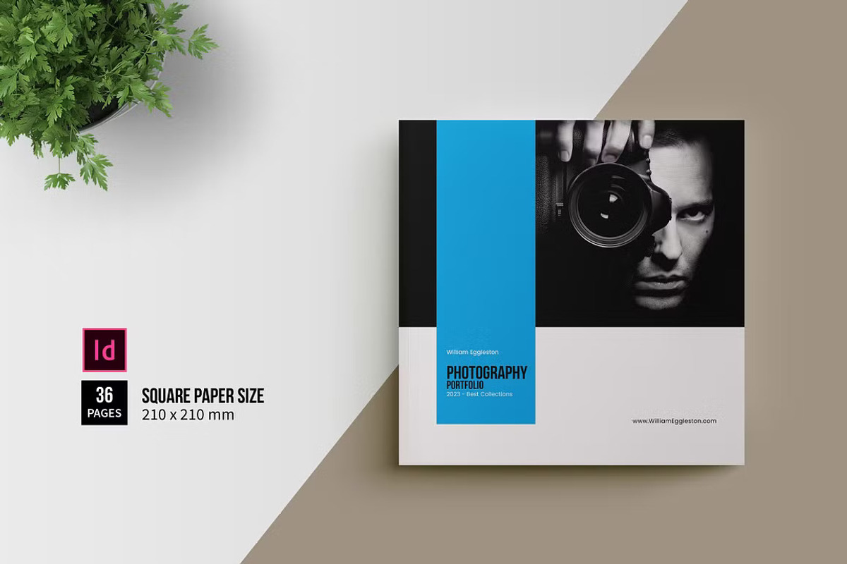 Photography Portfolio Template, a Brochure Template by adekfotografia (Photo 1 of 10)