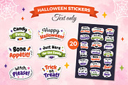 Halloween Stickers Vector, an Object Graphic by Iryna Denysova (Thumbnail 5 of 6)