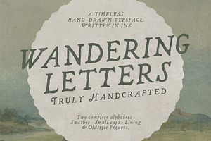 Wandering Letters Handwritten Font