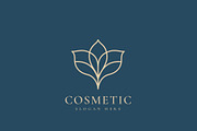 Beauty Flower Cosmetic Logo Template, a Branding & Logo Template by HueNestify (Thumbnail 1 of 3)