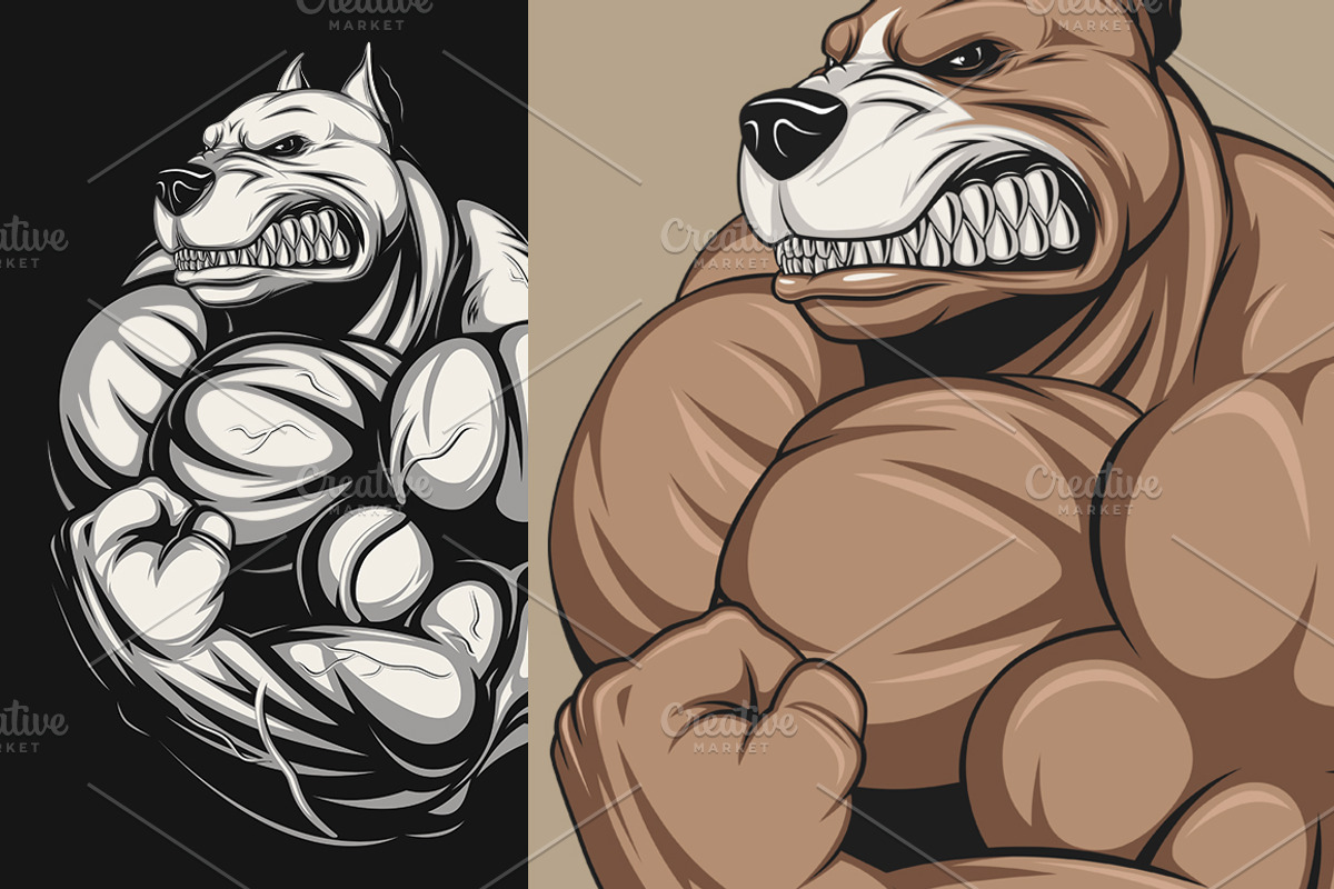 Angry dog, a Healthcare Illustration by Mark2000 (Photo 1 of 3)