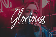 Glossy Night - Luxury Handbrush Font, a Script Font by 50Fox (Thumbnail 7 of 16)