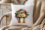 Whimsical Summer Funny Fox Clipart, an Illustration by OK Design (Thumbnail 6 of 6)