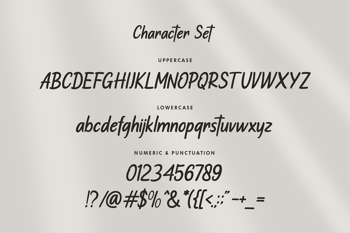 Gartten - Bold Handwritten Font, a Handwritten Font by Flawless And Co (Photo 9 of 9)
