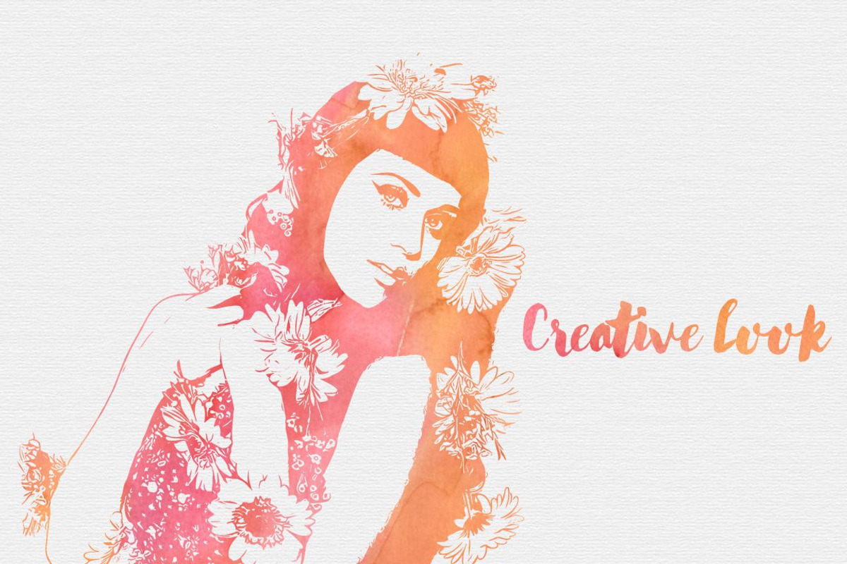 Watercolor Tracer Pro, an Action Add-On by Krystal Designs Co. (Photo 2 of 9)