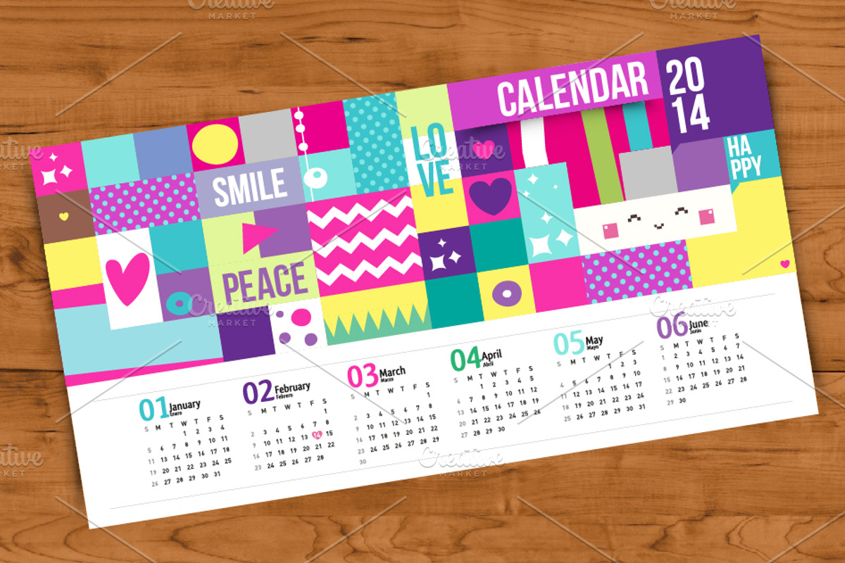 Calendar//Textures preview 2