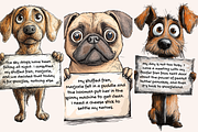 Woof, Wags and Witty Remarks, an Animal Illustration by PrintHaven Designs (Thumbnail 3 of 10)
