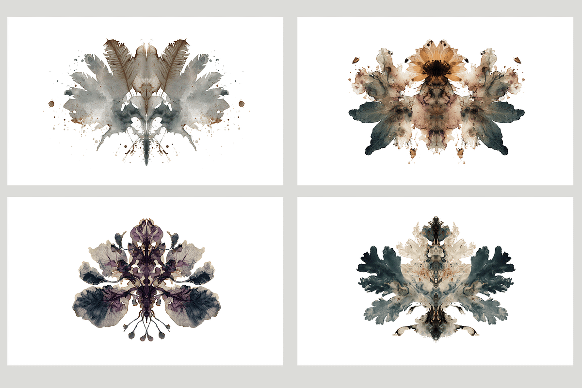 Heum Co. Botanical Inkblot Art, a Decorative Illustration by milatovar (Photo 4 of 20)