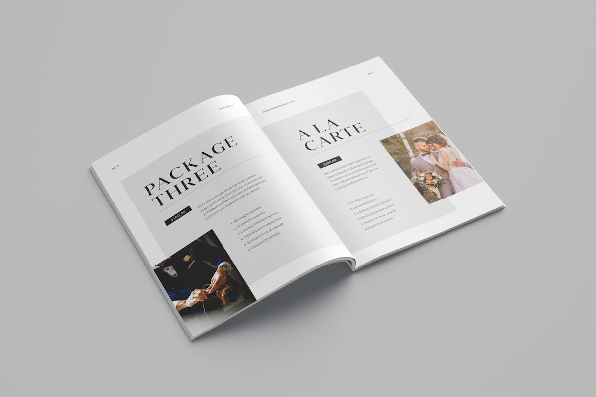A5 Pricing Guide Template, a Brochure Template by Meenom Templates (Photo 7 of 15)