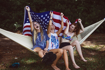 All American Pt 3 Featuring Girls Ladies And American Flag preview 6