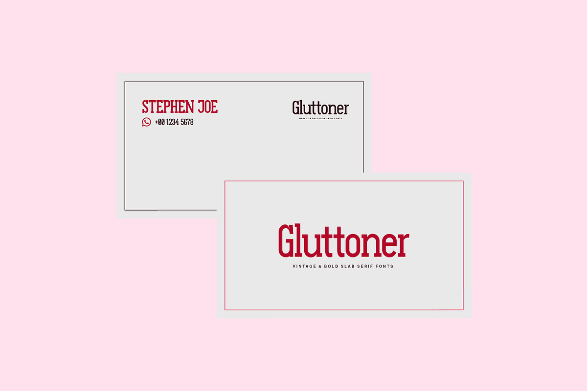Gluttoner Vintage & Bold Slab Serif, a Serif Font by Lettertype Studio (Photo 8 of 15)
