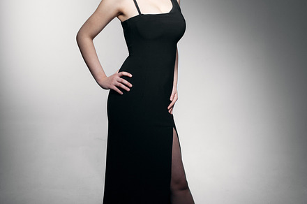 beautiful woman in elegant dress, a Beauty & Fashion Photo by sport&beauty stock photo